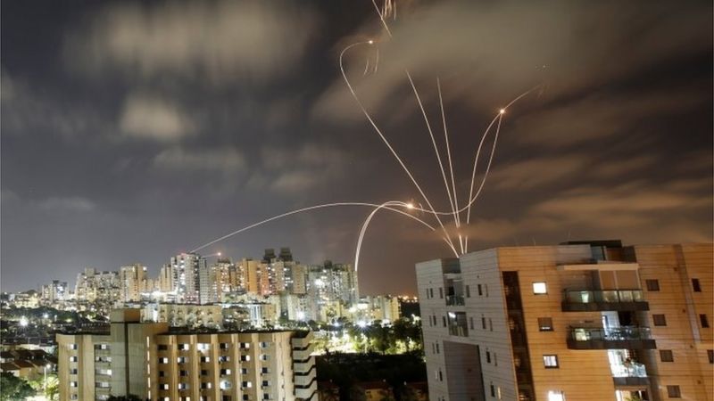 Yemen launched missile shot down by Israel Yemen launched missile shot down by Israel