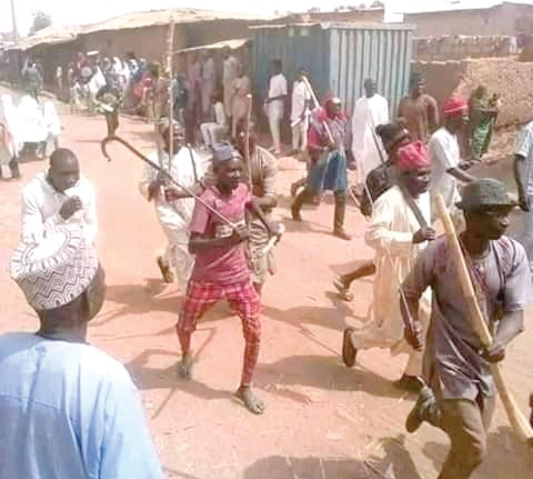 Police arrest suspected thugs over planned protest at Emir Bayero 8217 s palace Police arrest suspected thugs over planned protest at Emir Bayero s palace