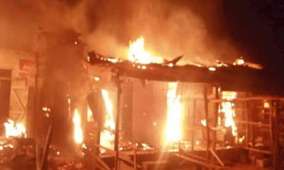  Fire engulfs popular scrap market in Kano 