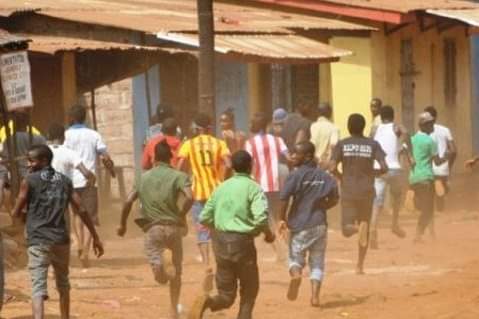 Pandemonium in Benue as youths burn LG secretariat traditional ruler s palace Pandemonium in Benue as youths burn LG secretariat traditional ruler s palace