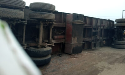  Many feared dead as truck plows into residential building in Anambra 