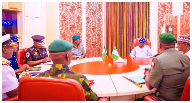 What Tinubu discussed with NSA security chiefs in Aso Villa What Tinubu discussed with NSA security chiefs in Aso Villa