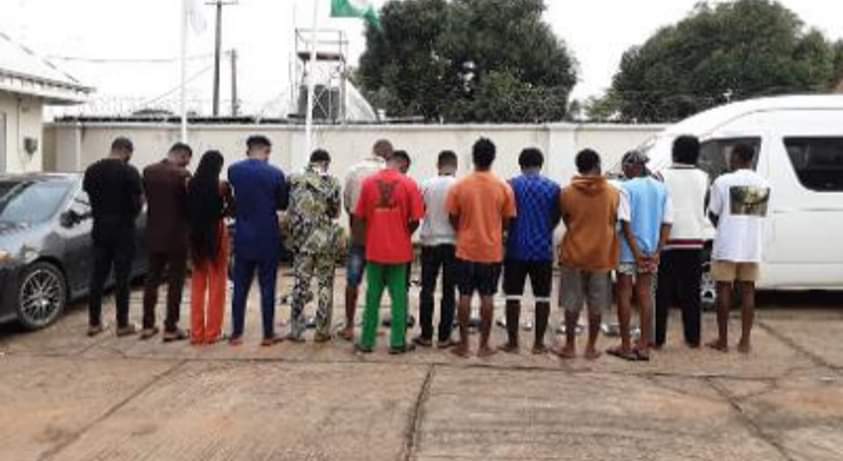 EFCC arrests 24 alleged online fraudsters in Edo EFCC arrests 24 alleged online fraudsters in Edo