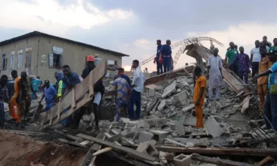  Scores feared dead as 2 storey building collapses in Lagos 
