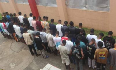  EFCC arrests 33 suspected internet fraudsters in Rivers recovers fake dollars others 