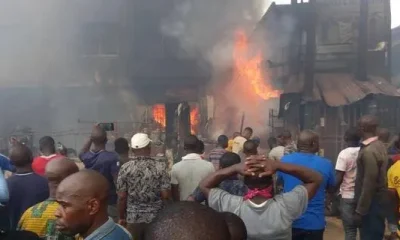  Properties worth millions destroyed as fire guts market in Ibadan 