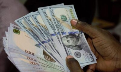  Naira weakens by 0 34 against dollar at official market 