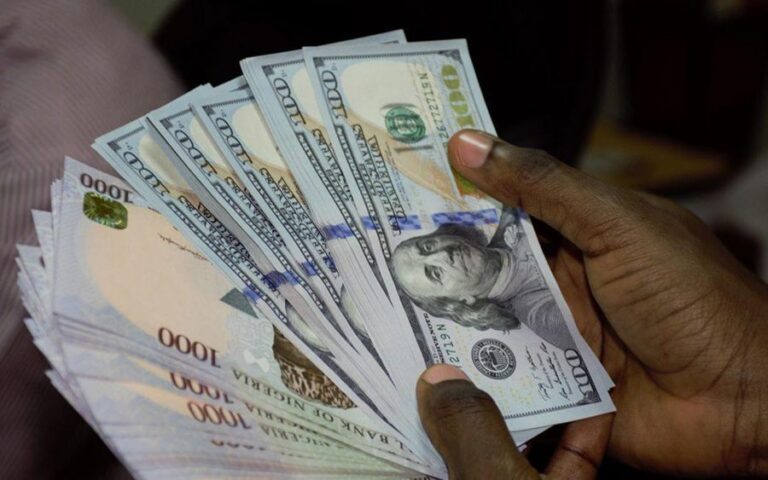 Naira weakens by 0 34 against dollar at official market Naira weakens by 0 34 against dollar at official market