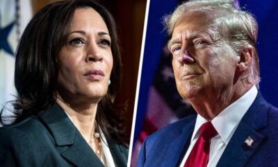  Donald Trump takes early lead in U S poll over Kamala Harris 