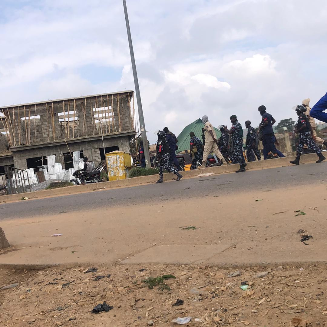 Tension as police shoot 2 during protest in Abuja Tension as police shoot 2 during protest in Abuja