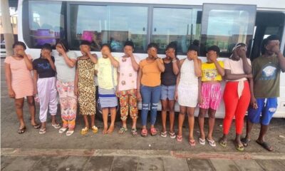  17 Nigerian women rescued from trafficking in Ghana 5 suspects arrested 