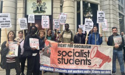  Nigerian foreign students protest against Tinubu in London seek reversal of anti poor policies 