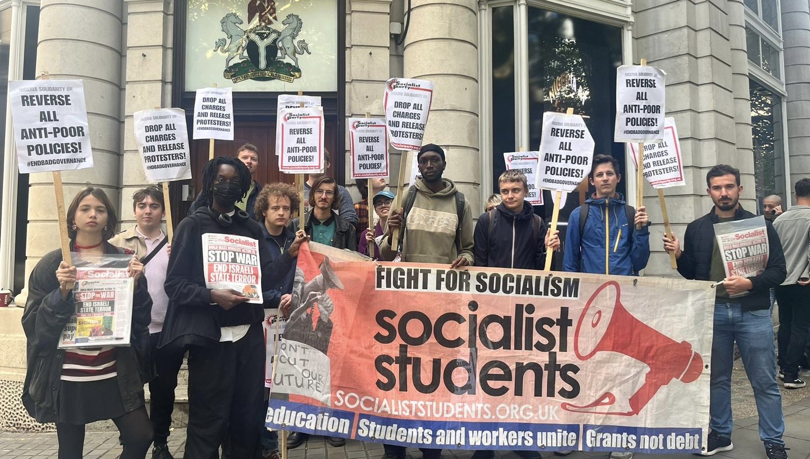 Nigerian foreign students protest against Tinubu in London seek reversal of anti poor policies Nigerian foreign students protest against Tinubu in London seek reversal of anti poor policies