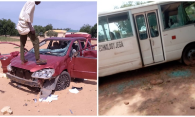  Jega Students set provost s house ablaze vandalise vehicles over alleged N23m extortion 