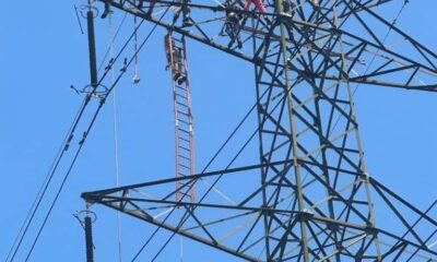  Blackout Army Air Force deployed to safeguard engineers repairing vandalized power towers 