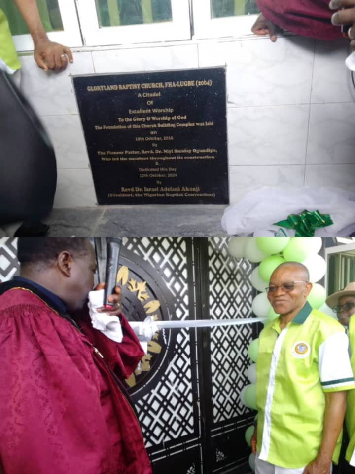 Abuja Gloryland Baptist Church FHA Lugbe dedicates multi billion naira new building Abuja Gloryland Baptist Church FHA Lugbe dedicates multi billion naira new building