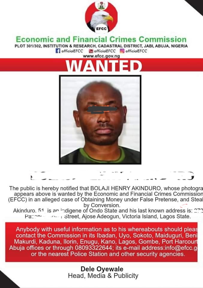 Alleged fraud EFCC declares Nigerian oil mogul wanted Alleged fraud EFCC declares Nigerian oil mogul wanted