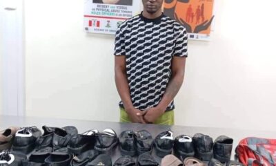  NDLEA intercepts US Europe bound drugs hidden in shoe soles 