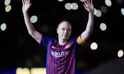  Legendary midfielder Andres Iniesta announces retirement from football 
