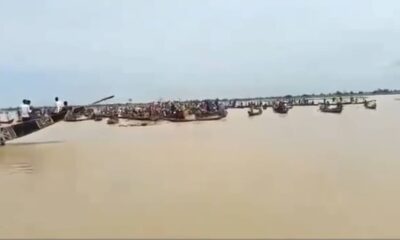  VIDEO How 40 fishermen killed Hippopotamus in Kebbi river after deadly attack 