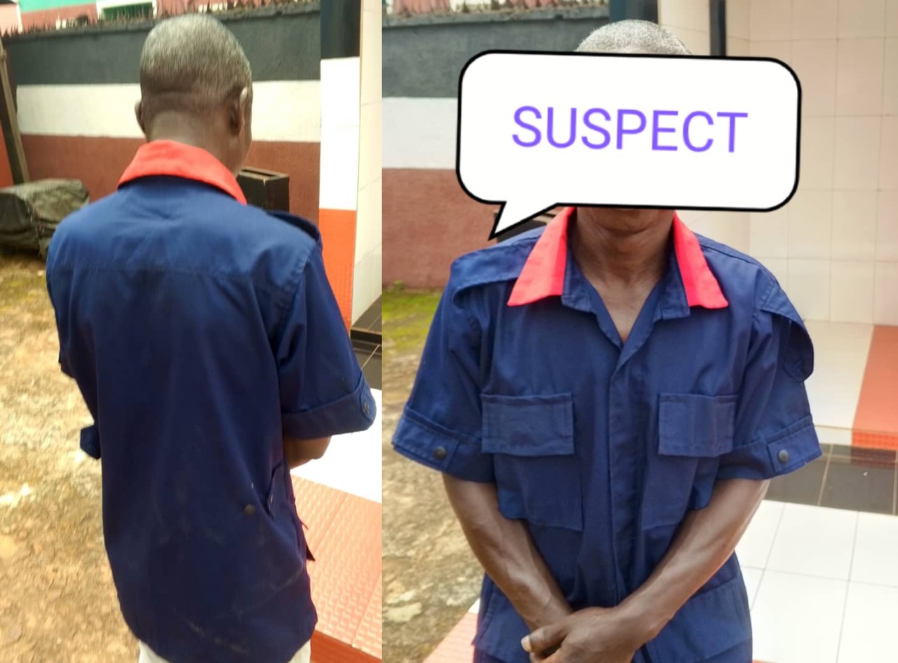 How we arrested fake civil defence officer in Anambra 8211 NSCDC How we arrested fake civil defence officer in Anambra NSCDC