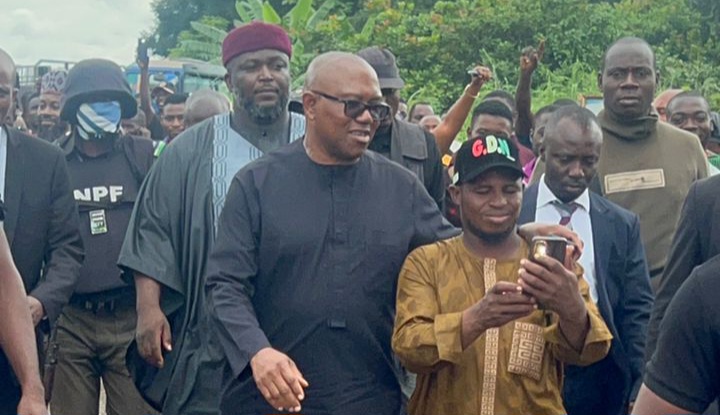 Peter Obi intervenes in escalating tensions between lorry drivers police in Kogi highway Peter Obi intervenes in escalating tensions between lorry drivers police in Kogi highway