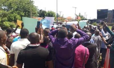  Guber election Protesters storm INEC office demand removal of Ondo REC 