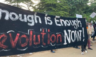  BREAKING FearlessInOctober protest begins in Abuja 