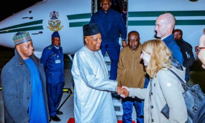  Shettima arrives in Sweden for high level diplomatic visit 