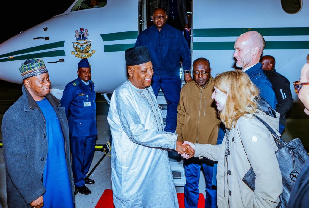 Shettima arrives in Sweden for high level diplomatic visit Shettima arrives in Sweden for high level diplomatic visit