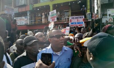   FearlessInOctober Sowore leads Lagos protest calls for Nnamdi Kanu s release others 