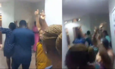  Viral video Drama as Ministry of Women Affairs staff celebrate dismissal of minister Uju Kennedy Ohanenye 