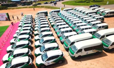  Wike presents new vehicles to youths in Abuja 