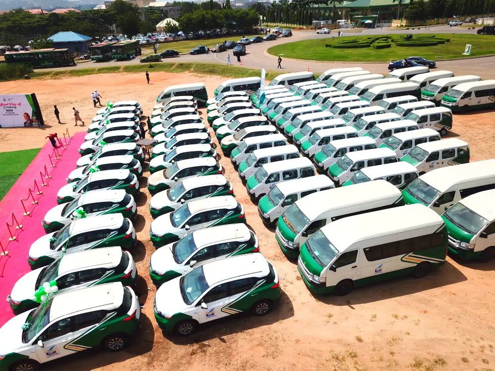 Wike presents new vehicles to youths in Abuja Wike presents new vehicles to youths in Abuja