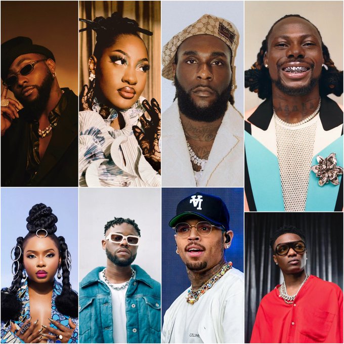 Burna Boy Yemi Alade Davido Tems nominated for 2025 Grammy Awards Burna Boy Yemi Alade Davido Tems nominated for 2025 Grammy Awards