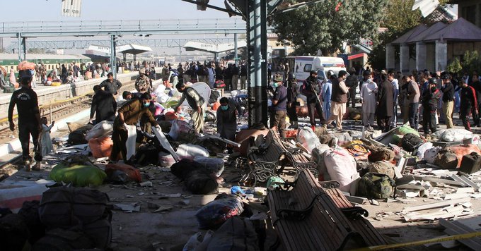 Dozens killed in deadly train station bomb blast Dozens killed in deadly train station bomb blast