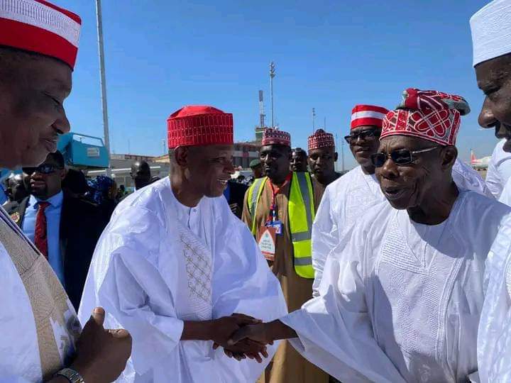 Obasanjo Shettima Atiku attend Kwankwaso daughter 8217 s wedding in Kano Obasanjo Shettima Atiku attend Kwankwaso daughter s wedding in Kano