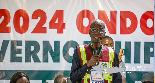 UPDATED INEC announces winner of Ondo governorship election UPDATED INEC announces winner of Ondo governorship election