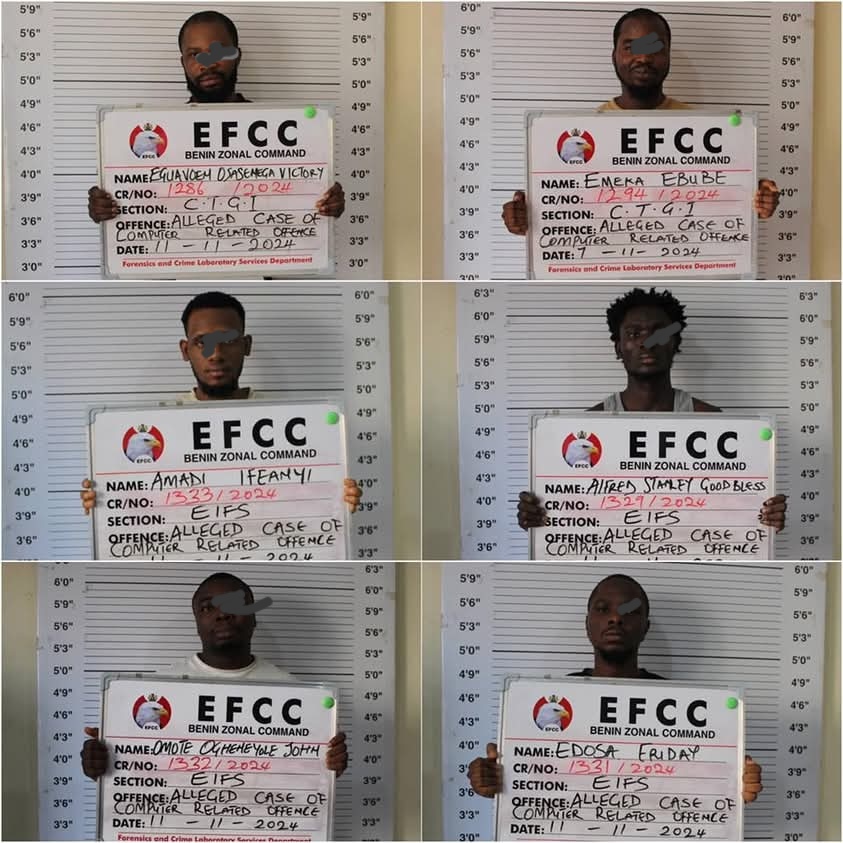 Court jails 15 internet fraudsters in Benin City Court jails 15 internet fraudsters in Benin City
