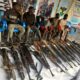  Police arrest 5 suspected trans border arms dealers recover 5 Israeli rifles others 