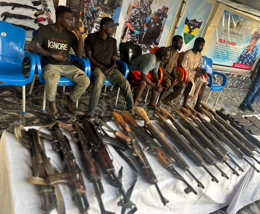 Police arrest 5 suspected trans border arms dealers recover 5 Israeli rifles others Police arrest 5 suspected trans border arms dealers recover 5 Israeli rifles others