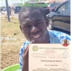  First Class Nigerian graduate sells pure water for survival begs for job 