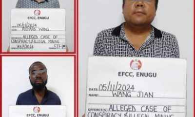 EFCC arraigns Chinese siblings Nigerian over illegal mineral exports 