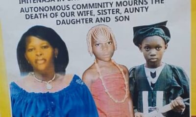  Woman 2 children die after suspected food poisoning in Imo 