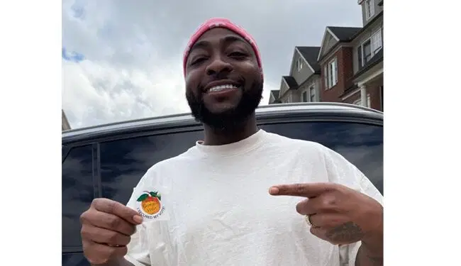 Afrobeats star Davido votes for first time in U S election Afrobeats star Davido votes for first time in U S election