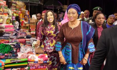  Oluremi Tinubu begs market women not to increase prices of food items 