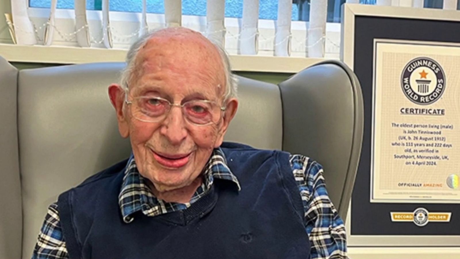 World 8217 s oldest man John Tinniswood is dead World s oldest man John Tinniswood is dead