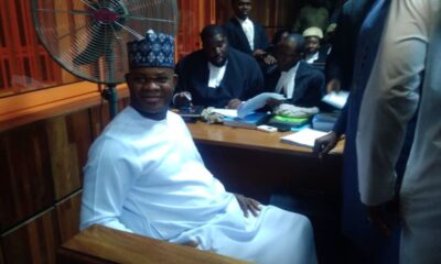  Drama as Yahaya Bello steps in to restore order after judge walks out in courtroom incident 