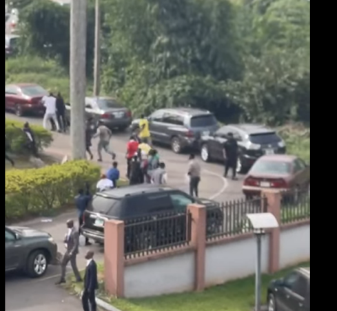 Tension as suspected political thugs invade court disrupt Edo guber election tribunal Tension as suspected political thugs invade court disrupt Edo guber election tribunal