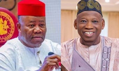  Akpabio applauds Ganduje at 75 says he s committed democrat pillar of APC 